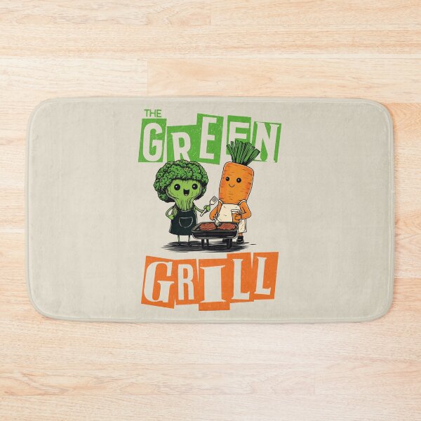 Item preview, Vegan, grill, broccoli and carrot, vintage designed and sold by OrenjiArtShop.
