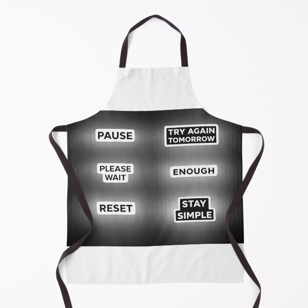 Item preview, Pause/ Reset / Try Again Tomorrow designed and sold by CzipipitoStudio.
