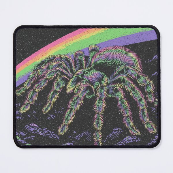 Item preview, Tarantula Rainbow Art – Vibrant Bird-Eating Spider Illustration Nature Design designed and sold by Gaviani Design Studio.