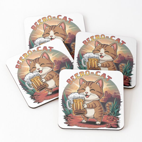 Item preview, Beero-Cat: The Ultimate Craft Beer Kitty designed and sold by rjjvstudio26.