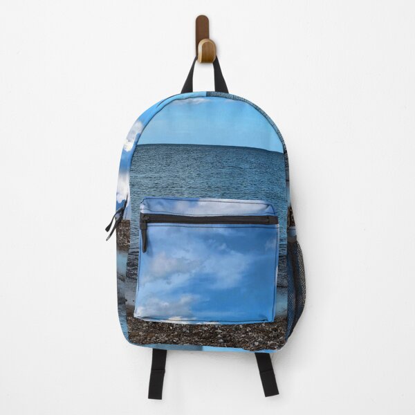 Item preview, Cerulean Shore: Afternoon Sky on Lake Michigan designed and sold by Bjorn-Shop.
