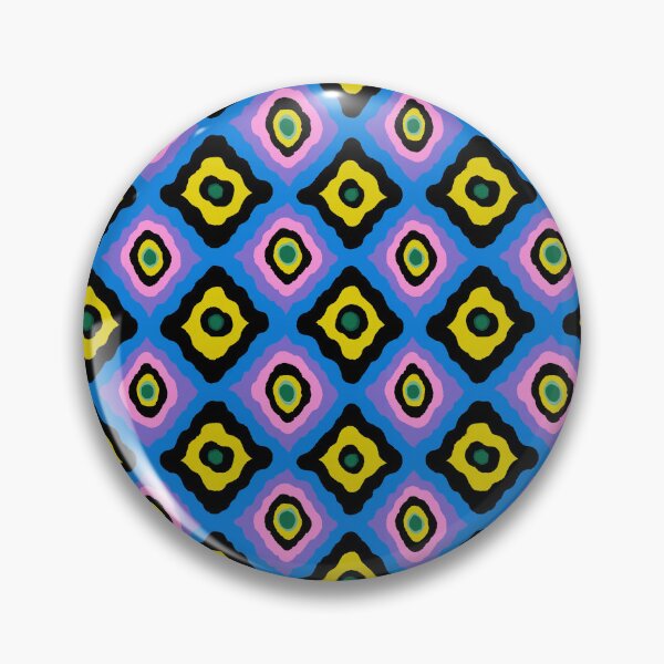 Item preview, Groovy Mid Century Diamond Repeat designed and sold by bubblegoth.