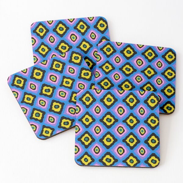 Item preview, Groovy Mid Century Diamond Repeat designed and sold by bubblegoth.