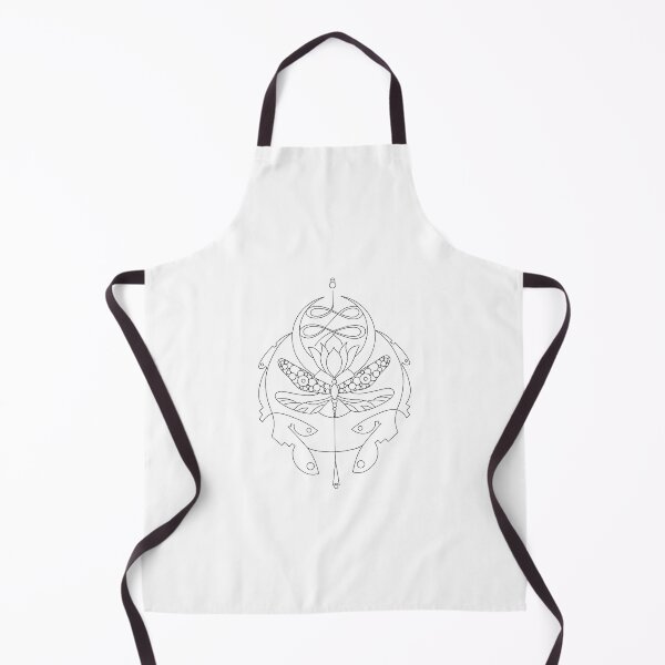 Item preview, Sacred Dragonfly Lotus Line Art designed and sold by Color for Balance .