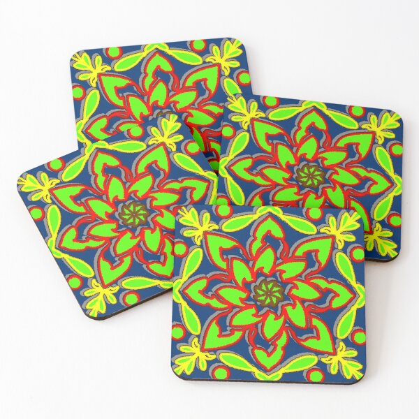 Item preview, "Floral Mandala with Radiant Leaves and Petal Geometry" designed and sold by nighttime1990.