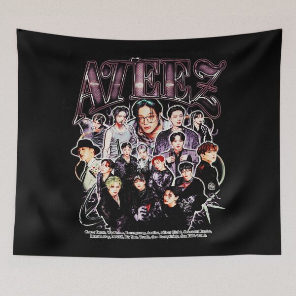 Item preview, Ateez Retro Illustration Collage Style designed and sold by cathlynbeltrane.