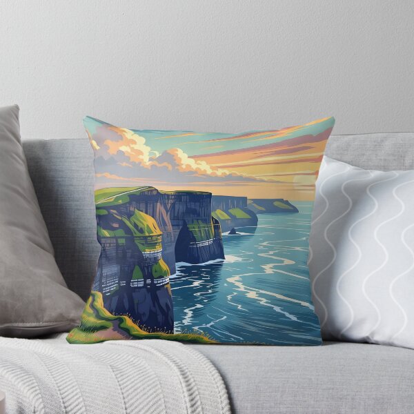 Item preview, The Cliffs of Moher Travel Poster designed and sold by Robert Lacy.