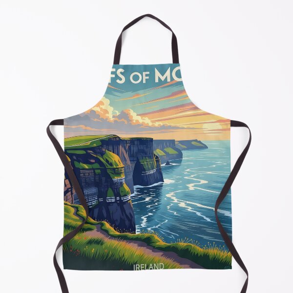 Item preview, The Cliffs of Moher Travel Poster designed and sold by Robert Lacy.