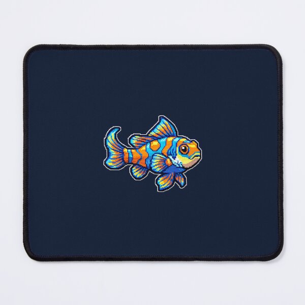 Item preview, Vibrant Mandarin Fish - Detailed Fish Embroidery Style Art designed and sold by NandaFajarSu.