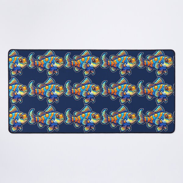 Item preview, Vibrant Mandarin Fish - Detailed Fish Embroidery Style Art designed and sold by NandaFajarSu.