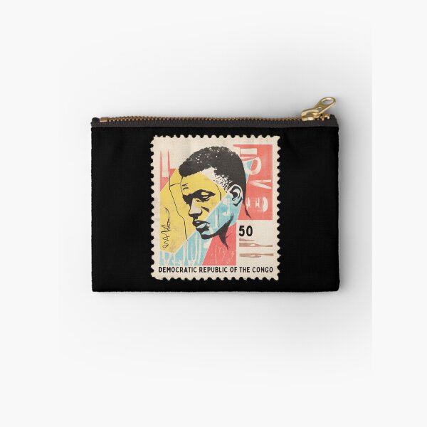 Item preview, Vintage Democratic Republic of the Congo Postage Stamp - Afro-Modernist Portrait designed and sold by tiigerdad.