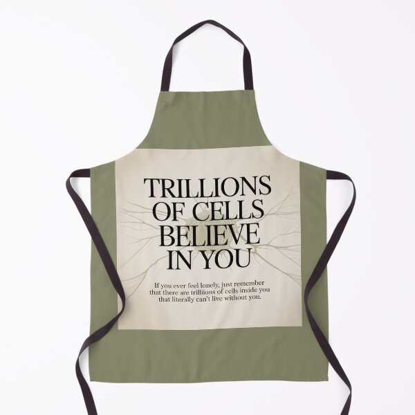 Item preview, Trillions of Cells Believe in You – Wholesome Science Quote Design designed and sold by ArtfullyJua.