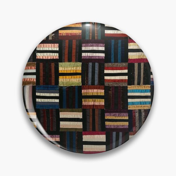 Item preview, Vintage Roman Stripes Patchwork Quilt designed and sold by AnimaliaStar.