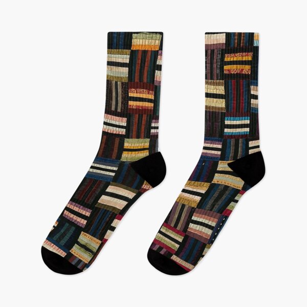 Item preview, Vintage Roman Stripes Patchwork Quilt designed and sold by AnimaliaStar.
