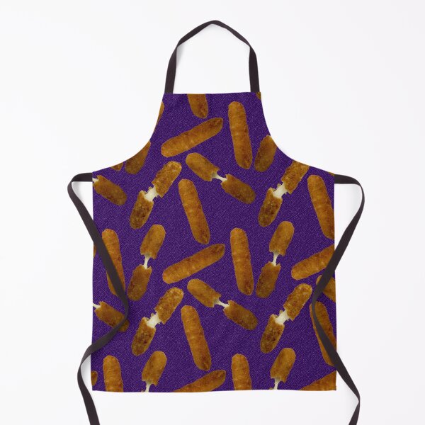 Item preview, Mozzarella Stick seamless pattern with Purple designed and sold by Paintbrushbetty.