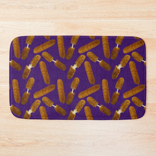 Item preview, Mozzarella Stick seamless pattern with Purple  designed and sold by Paintbrushbetty.