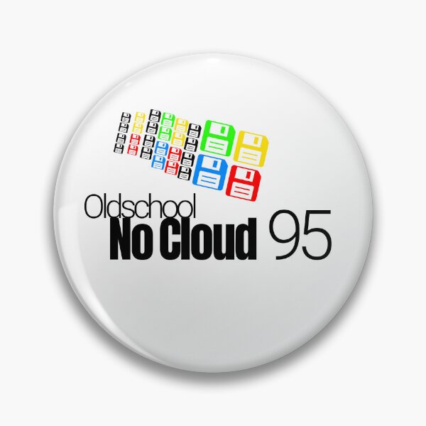 Item preview, Oldschool No Cloud 95 - Retro Floppy Disk Nostalgia designed and sold by retrologie.