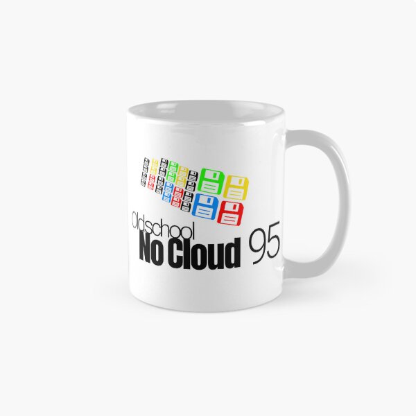 Aperçu de l'œuvre Oldschool No Cloud 95 - Retro Floppy Disk Nostalgia créée et vendue par retrologie.
