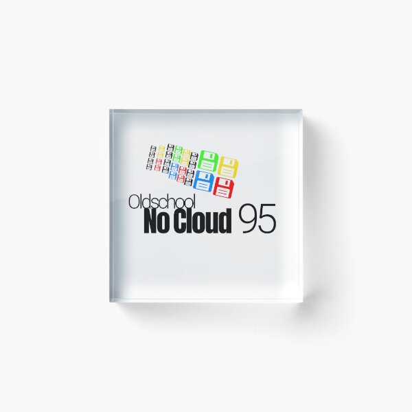Item preview, Oldschool No Cloud 95 - Retro Floppy Disk Nostalgia designed and sold by retrologie.