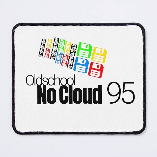 Item preview, Oldschool No Cloud 95 - Retro Floppy Disk Nostalgia designed and sold by retrologie.