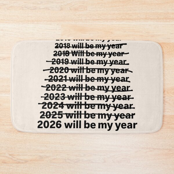 Item preview, 2026 Will Be My Year Classic T-Shirt – Funny New Year Sarcastic Quote Meme designed and sold by thudoando.