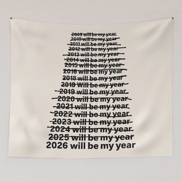 Item preview, 2026 Will Be My Year Classic T-Shirt – Funny New Year Sarcastic Quote Meme designed and sold by thudoando.