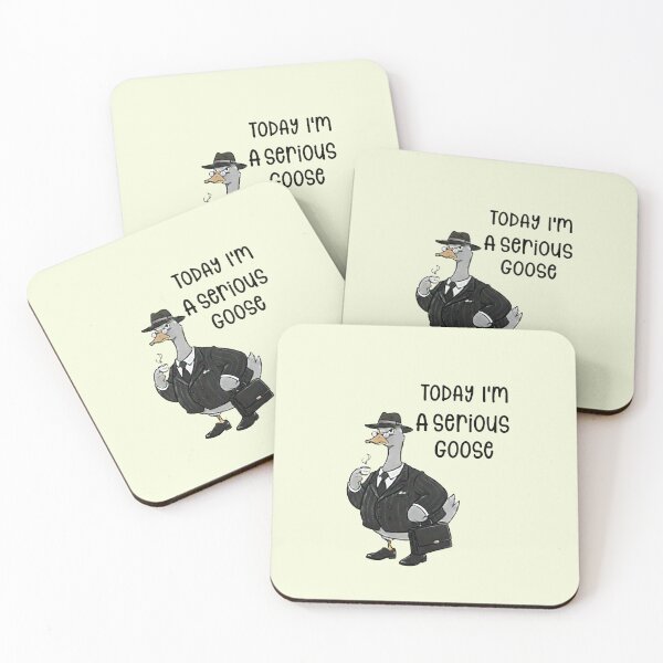 Item preview, Today I’m a Serious Goose - Professional Business Animal Illustration designed and sold by Williams Anderson.