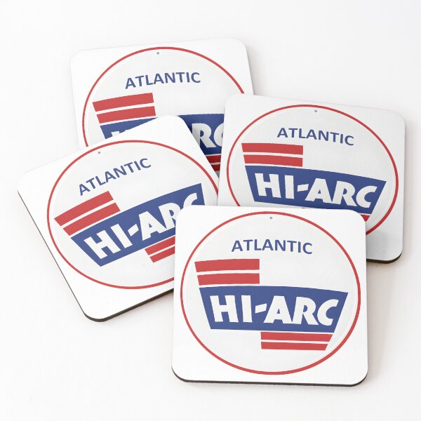 Item preview, Vintage Atlantic Hi-Arc Gasoline Retro Sign Illustration designed and sold by CharlieDesings.