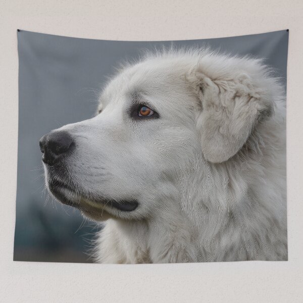 Item preview, Maremma Sheepdog Portrait designed and sold by Elisabeth Lucas.