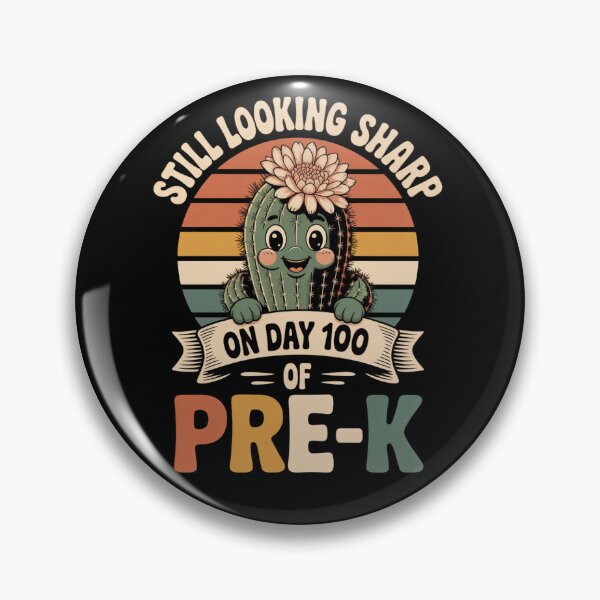 Item preview, Still Looking Sharp 100 Days of Pre-K - Teacher Retro Groovy designed and sold by ViralVector.