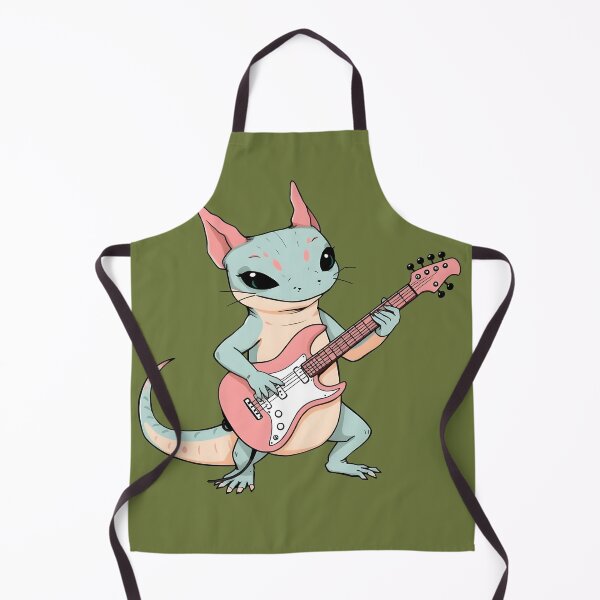 Item preview, Pastel Punk Rock Axolotl Playing Guitar - Soft Grunge Aesthetic Kids Design designed and sold by Amplify-n-Co.