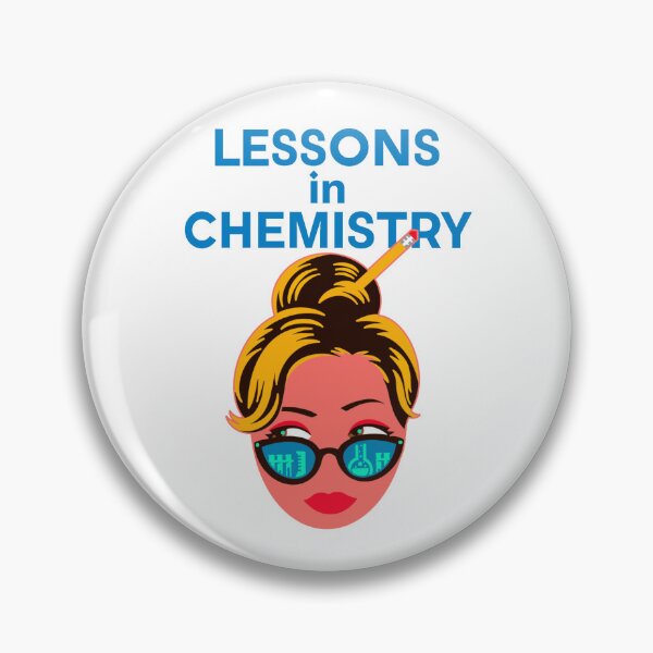 Item preview, 'Lessons in Chemistry" Book Cover (Blue Title) designed and sold by jamierachelz.