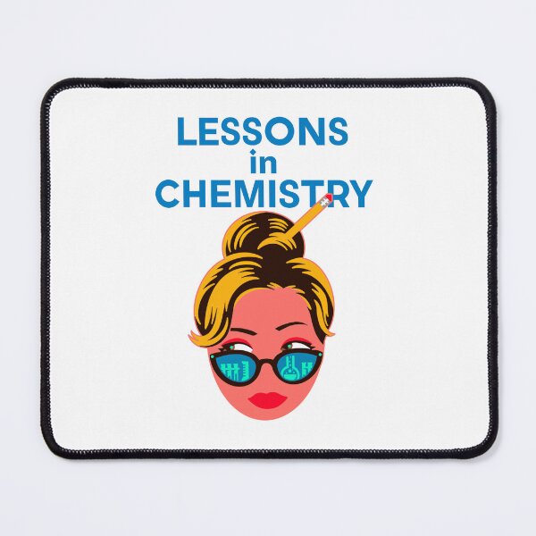Item preview, 'Lessons in Chemistry" Book Cover (Blue Title) designed and sold by jamierachelz.