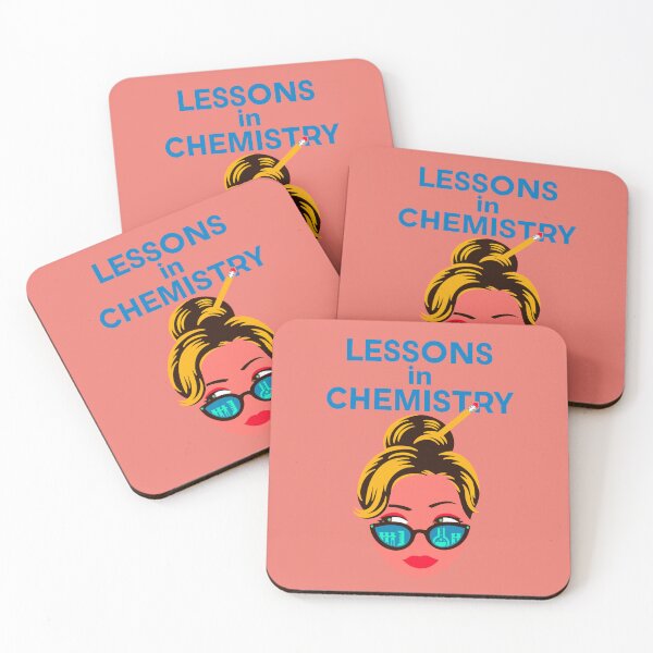 Item preview, "Lessons in Chemistry" Book Cover (Pink Background) designed and sold by jamierachelz.