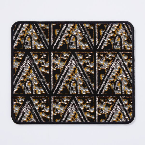 Item preview, "Textured Letter 'A' Pattern with Metallic Flourishes" designed and sold by nighttime1990.