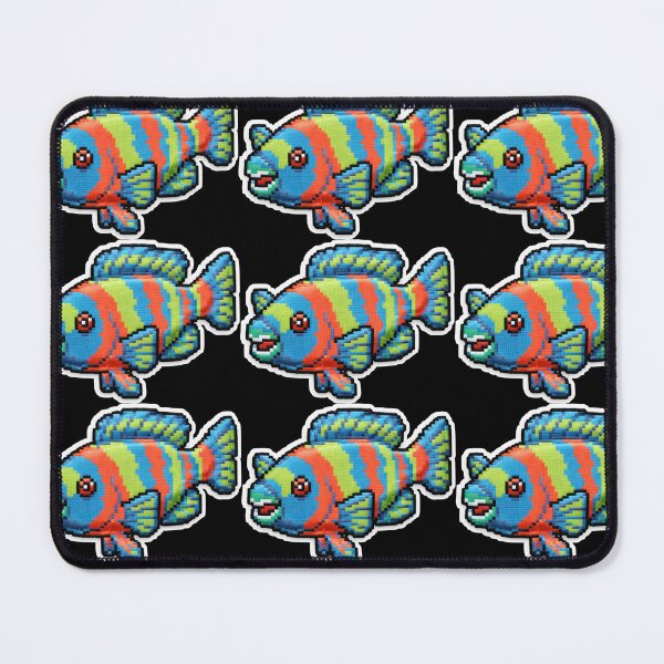Item preview, Tropical Parrot Fish - Colorful Embroidery Texture Art designed and sold by NandaFajarSu.