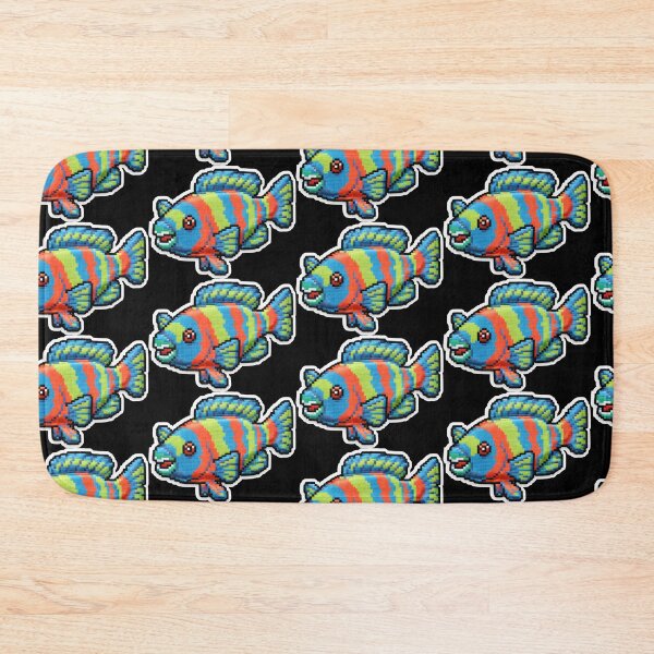 Item preview, Tropical Parrot Fish - Colorful Embroidery Texture Art designed and sold by NandaFajarSu.