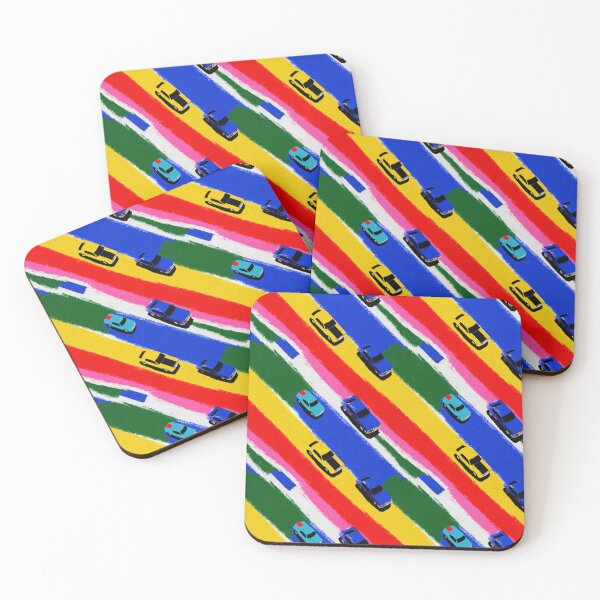 Item preview, Retro Race Car Stripes Pattern designed and sold by bubblegoth.