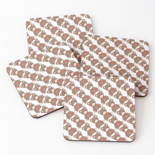 Item preview, Fluffy Brown Teddy Bear - Love  designed and sold by cherrynat1.