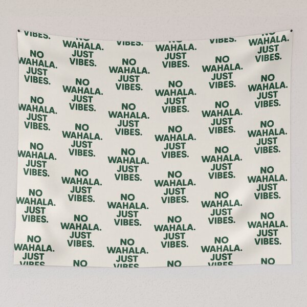 Item preview, No Wahala Just Vibes – Nigerian Slang Quote | Chill Afro Streetwear Design designed and sold by astersgraphics.