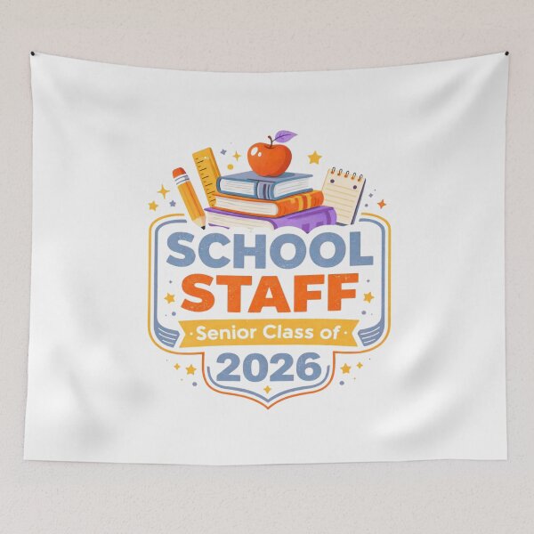 Item preview, Senior Class of 2026 School Staff – Graduation Design designed and sold by bilal sibgui.