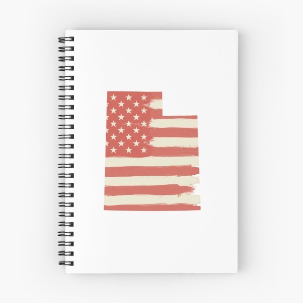 Item preview, Utah USA Flag Silhouette – Stars and Stripes State Outline designed and sold by Paper Drip.