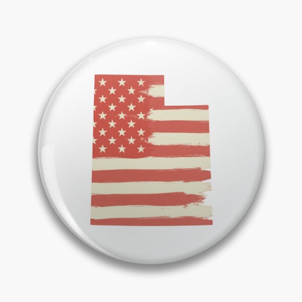 Item preview, Utah USA Flag Silhouette – Stars and Stripes State Outline designed and sold by Paper Drip.