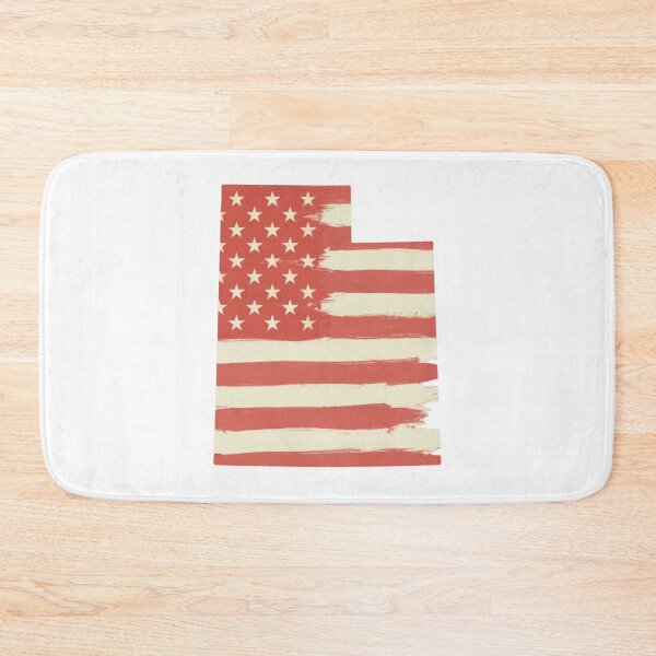 Item preview, Utah USA Flag Silhouette – Stars and Stripes State Outline designed and sold by Paper Drip.