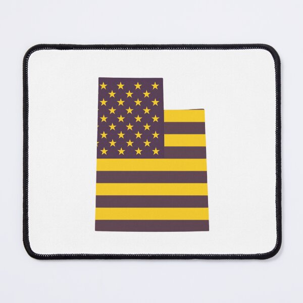 Item preview, Utah USA Flag Silhouette – Stars and Stripes State Outline designed and sold by Paper Drip.