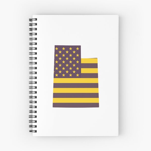 Item preview, Utah USA Flag Silhouette – Stars and Stripes State Outline designed and sold by Paper Drip.