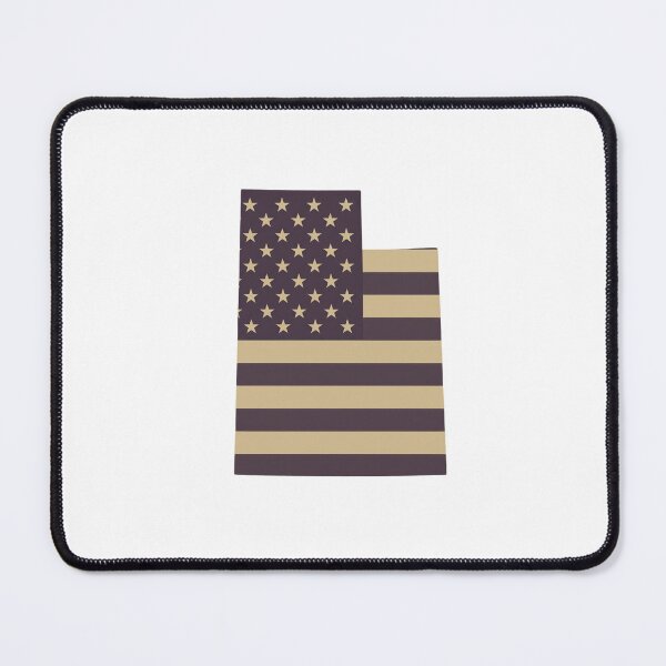 Item preview, Utah State Vintage Stars & Stripes – Brown and Gold designed and sold by Paper Drip.