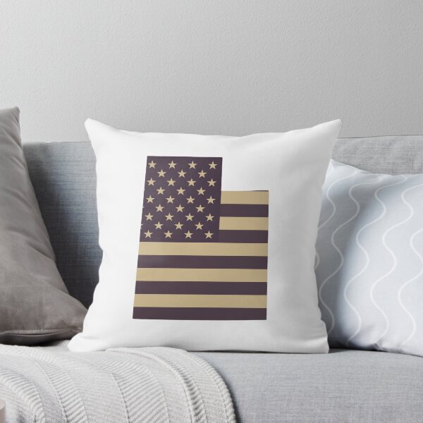 Item preview, Utah State Vintage Stars & Stripes – Brown and Gold designed and sold by Paper Drip.