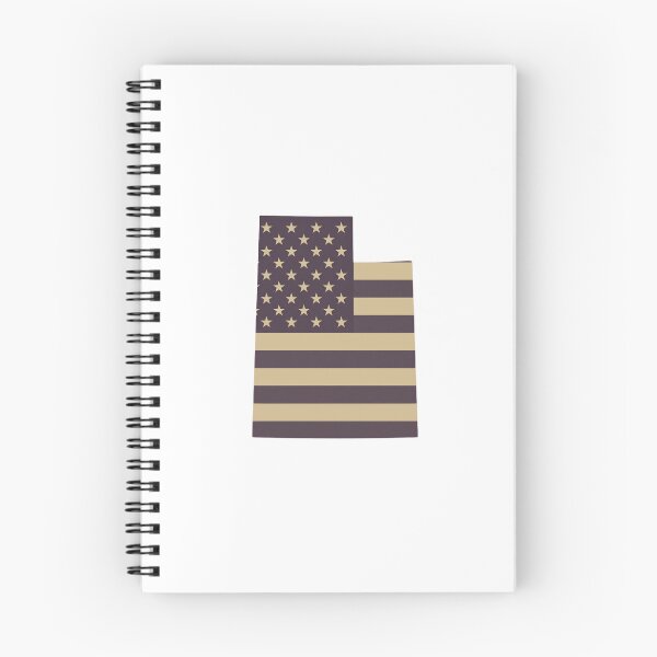 Item preview, Utah State Vintage Stars & Stripes – Brown and Gold designed and sold by Paper Drip.