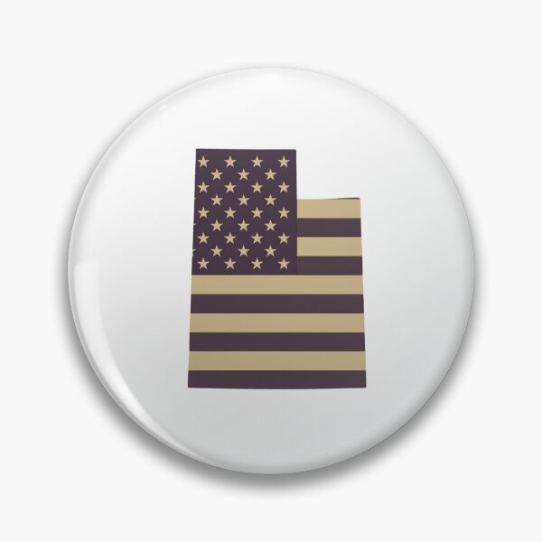Item preview, Utah State Vintage Stars & Stripes – Brown and Gold designed and sold by Paper Drip.
